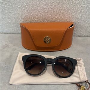 Tory Burch Black Sunglasses with Case